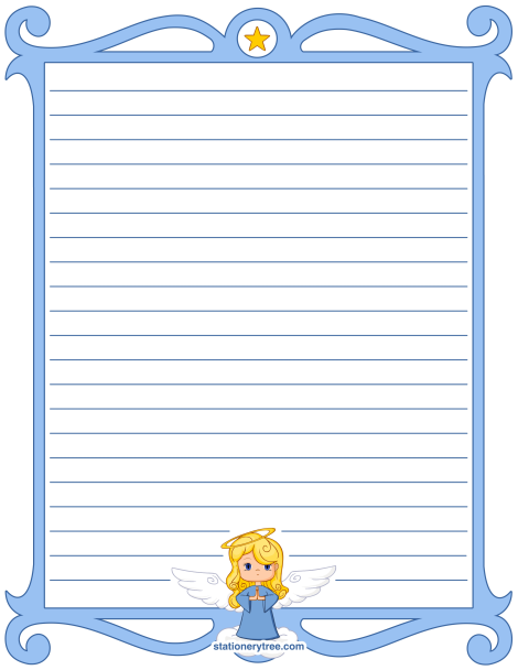 Holiday writing paper printable