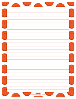 Basketball Stationery