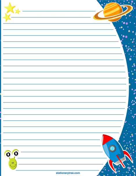 Printable Writing Paper With Picture Space Get What You Need For Free