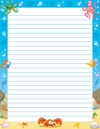 Lined Stationery Example