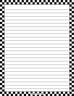 free stationery templates black and white