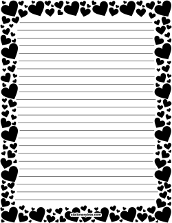 free stationery templates black and white