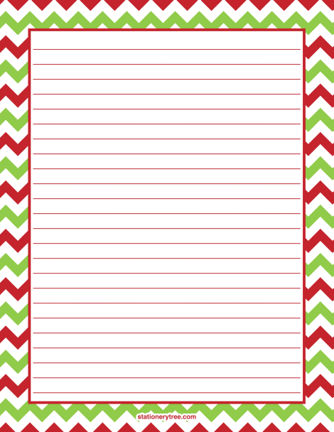 Free Printable Christmas Writing Paper Stationery