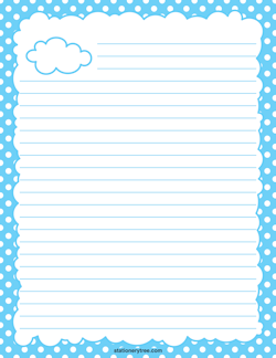 Cloud Stationery