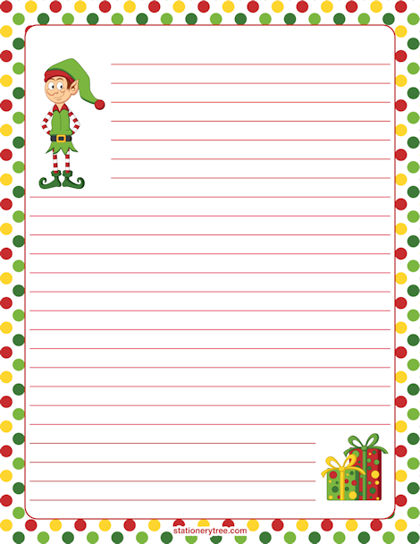 Free Printable Christmas Writing Paper Stationery