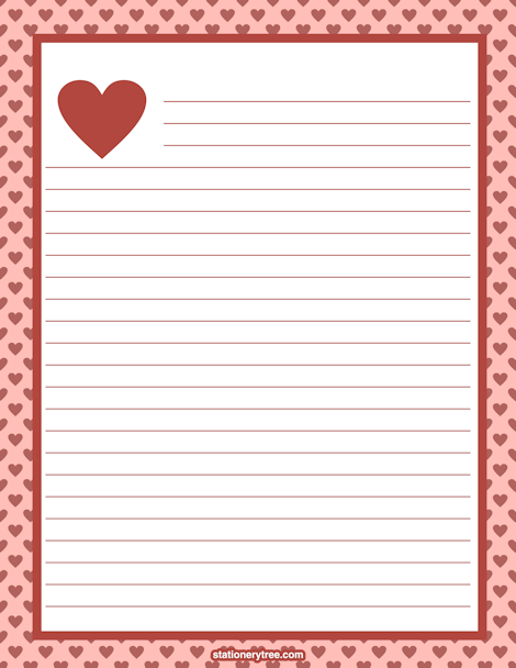 9 Best Printable Lined Paper With Borders Printableecom 7 Best Dog 