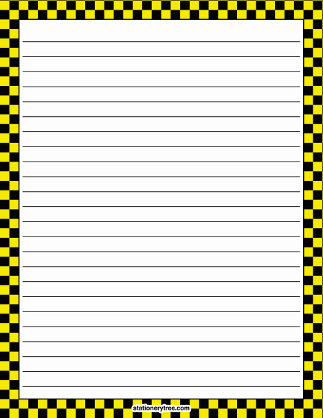 Yellow and Black Checkered 
